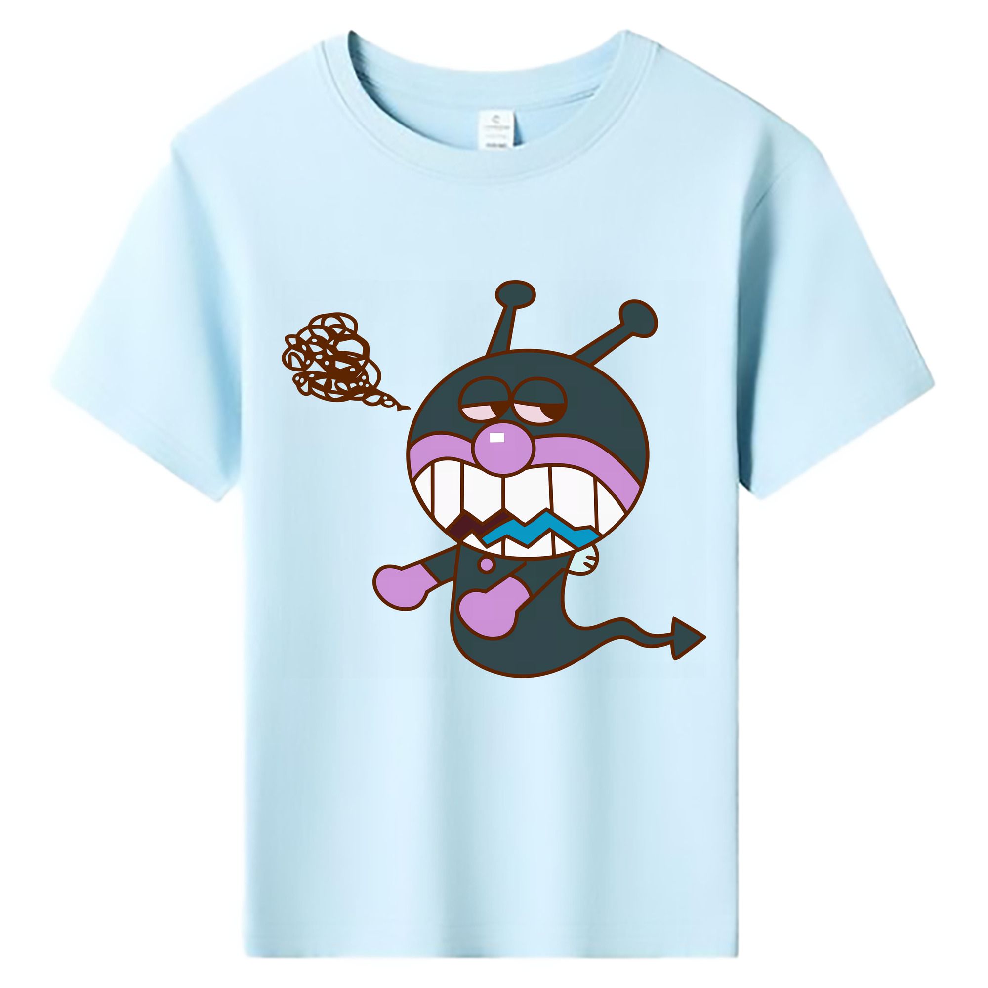 （画像用） アンパンマン Anpanman 綿100％キッズTシャツ（フロントプリント）